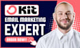 setup kit landing page design convertkit newsletter template kit email sequence