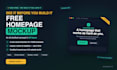 create an ai homepage mockup for your business website