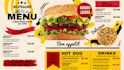 design digital menu, digital menu board