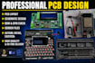 design custom pcb layout using altium, kicad and easyeda with gerber