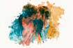 draw a watercolor couple portrait