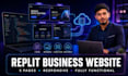 build your website or web app using replit ai