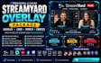 design animated twitch overlay streamyard overlay package logo panels emotes
