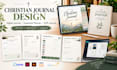 design redesign christian journal digital journal hyperlink planner kdp journal