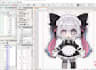 design vtuber model and live2d anime art