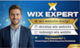 do wix website design develop wix website redesign wix website