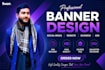 create modern website and social media banners