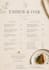 design a restaurant menu