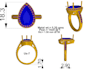 create custom 3d ring cad design for jewelry manufacturing