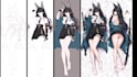 draw nsfw or sfw custom anime dakimakura body pillow illustration