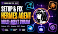 setup and fix hermes agent multi agent hermes desktop, vps telegram, claude mcp