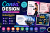 design professional pinterest pins in canva