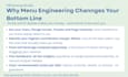 set up your menu engineering system with food and beverage analysis