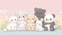 make cute animal illustration
