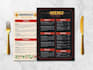 do modern menu design, restaurant menu design