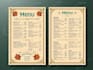 do modern restaurant menu design