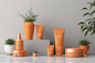 design premium cosmetic label and box packaging design