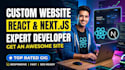 build  full stack react next js websites