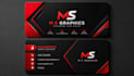 ms graphics visiting card
