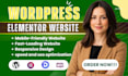 build wordpress website redesign wordpress elementor blog website development
