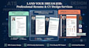 create modern infographic resume design and professional CV