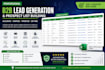 provide targeted b2b lead generation and linkedin prospect research