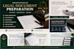 professionally prepare, format and proofread your legal documents