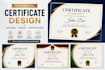 design diploma, create award, build graduation, gift and computer certificate