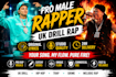 record professional male rap vocals, write rap lyrics and hooks