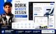design dorik corporate small business photographer  product website landing page