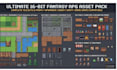 create 2d top down pixel art tilesets modular godot rpg maker game asset maps