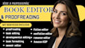 proofread memoir, fiction novels, developmental book editor, self help debut