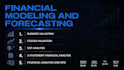 build a financial model with projections business valuation and dashboard