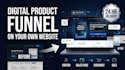 build digital product funnel in 24 hours product landing page course sale funnel