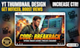 design eye catching professional youtube thumbnail