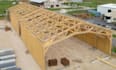 design timber or wood structure, framing and trusses plan
