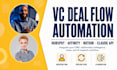 integrate hubspot affinity notion with claude API for venture capital deal flow