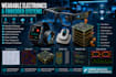 design smart glasses pcb, wearable electronics and embedded systems