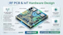 design rf pcb, wireless iot hardware and embedded firmware