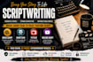 screenplay, screenwriting, movie script, tv show, youtube script,