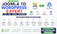 migrate joomla to wordpress, website transfer and migration