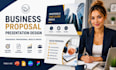 do business proposal presentation, company proposal, powerpoint design