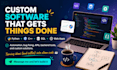 develop custom python, sql and other applications