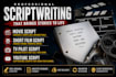 script writing, script editing, tv pilot, short film, screenplay