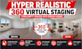 do hyper realistic 360 virtual staging