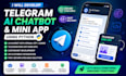 develop a custom telegram bot with automation and API integration