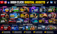 design youtube thumbnails, banners and cover images