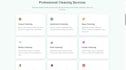build a responsive cleaning company website