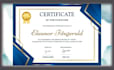 create custom certificate diploma and award design