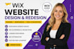 design wix website, odoo, squarspace,  ecommerce, shopify, wix online store